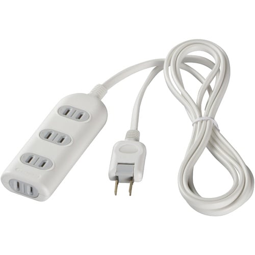 BUFFALO 2ピン式電源タップ 4個口 3m