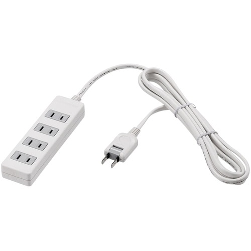 BUFFALO 2ピン式電源タップ 4個口 2.5