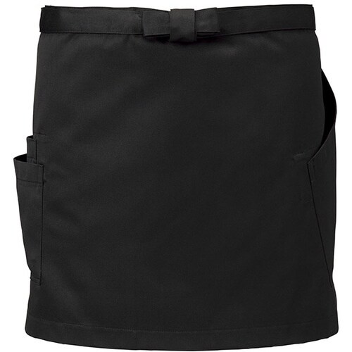 サンペックス ショート丈エプロン ブラック L