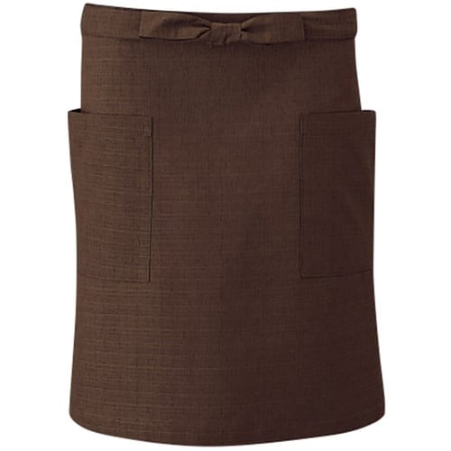 サンペックス ショート丈前掛け ブラウン F