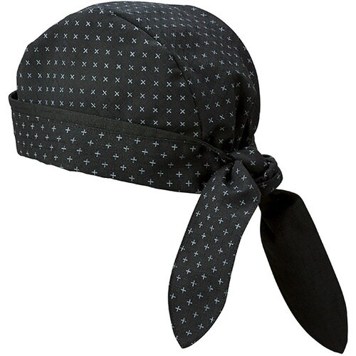 サンペックス バンダナ帽子 ブラック F