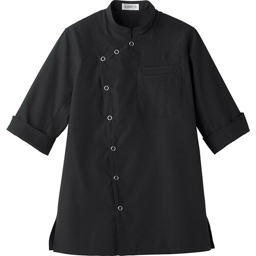 サンペックス 七分袖ショップコート ブラック S