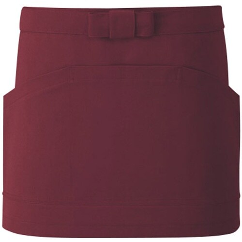 サンペックス ショート丈エプロン ボルドー F