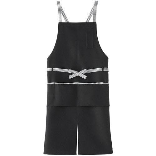 サンペックス 胸当てエプロン ブラック M