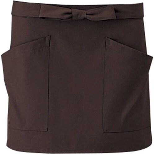 サンペックス ショート丈エプロン ブラウン F