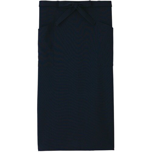 サンペックス ロング丈エプロン ブラック F