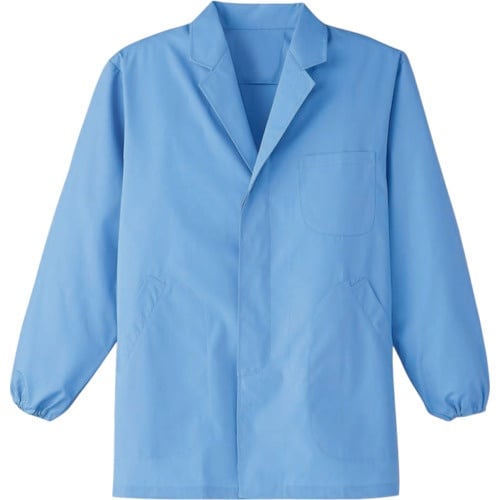 サンペックス 男子調理衣 長袖サックス 抗菌 LL