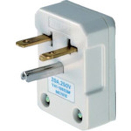 明工 接地L形プラグ丸形コード用