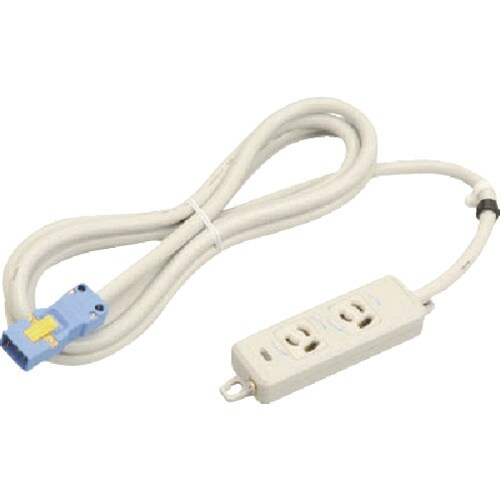 明工 OA用抜止接地タップ2コ口ハー