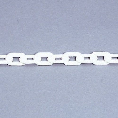 ユニット プラスチックチェーン 白 40m