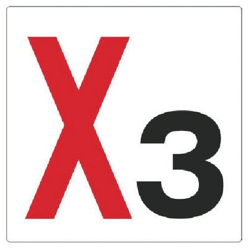 ユニット 通り芯表示板 X3