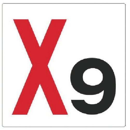 ユニット 通り芯表示板 X9