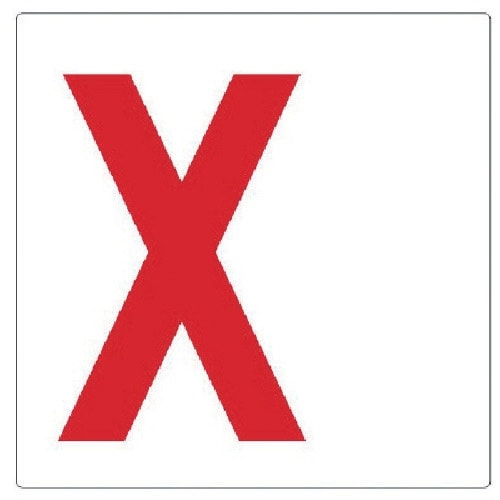 ユニット 通り芯表示板 X