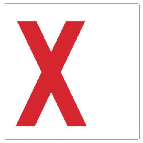 ユニット 通り芯表示板X