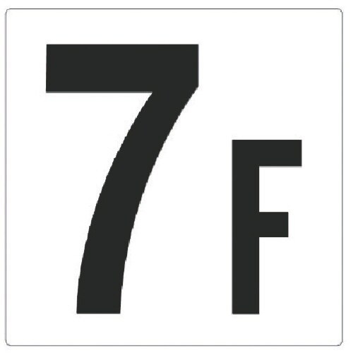 ユニット 階数表示板 7F