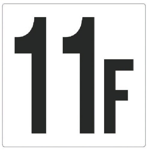 ユニット 階数表示板 11F