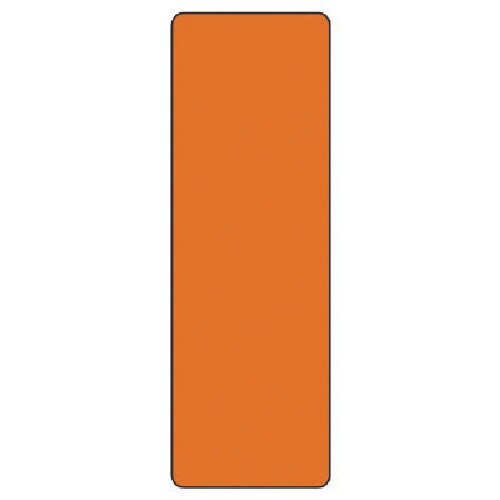 ユニット 短冊型標識 (橙)無地
