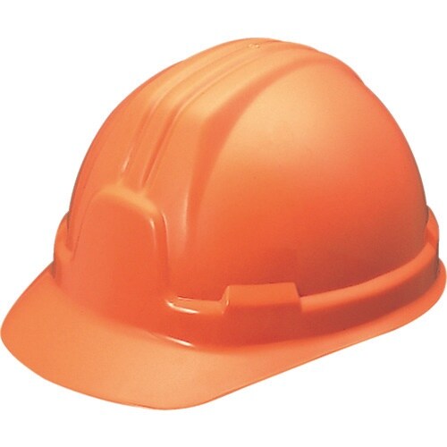 ユニット ヘルメット前ひさし型飛・墜・電オレンジ