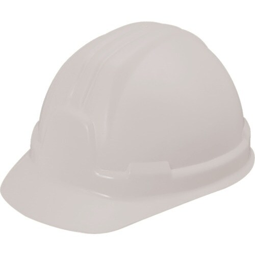 ユニット ヘルメット前ひさし型(飛・墜・電)白 A