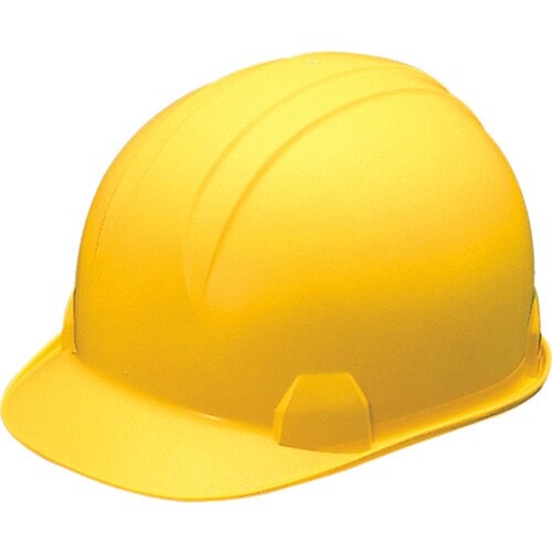 ユニット ヘルメット前ひさし型(飛・墜・電)黄 A