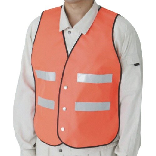 ユニット 蛍光ベスト ポリエステル