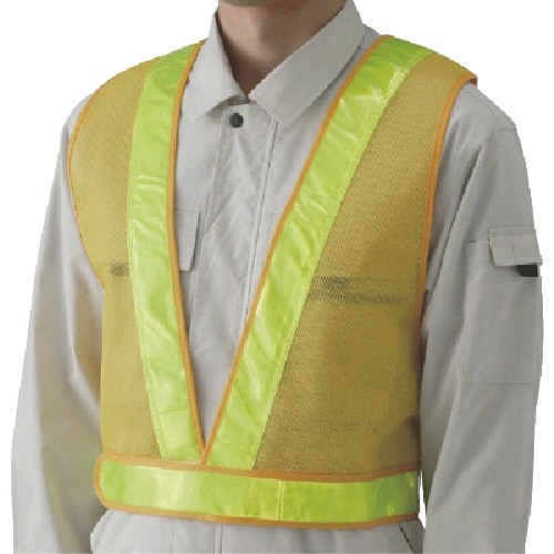 ユニット 反射ベスト スタンダード型黄地LY反射L