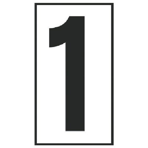 ユニット 予告・説明看板日付マグネット1 高輝度マ