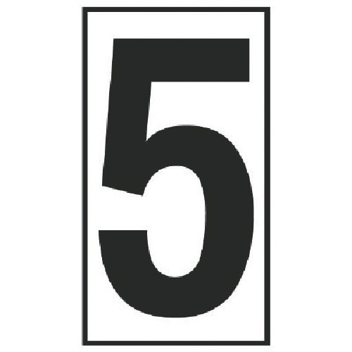 ユニット 予告・説明看板日付マグネット5 高輝度マ