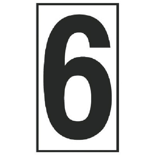 ユニット 予告・説明看板日付マグネット6 高輝度マ