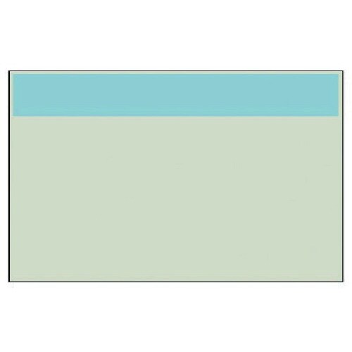 ユニット 配管識別シート うすい水色 帯のみ 大・