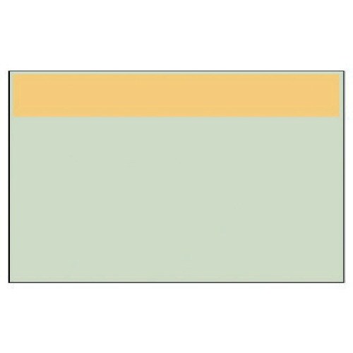 ユニット 配管識別シート うすい黄 帯のみ(大)・