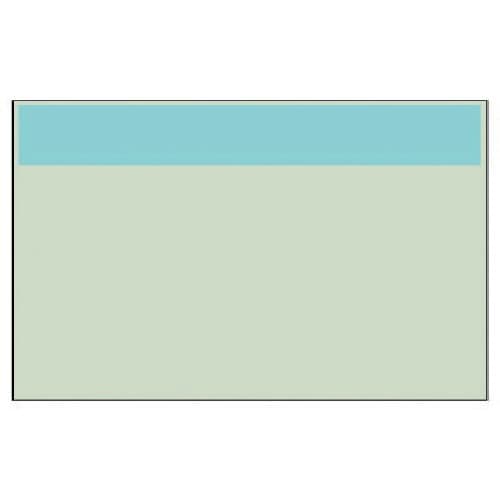 ユニット 配管識別シート うすい水色 帯のみ(小)