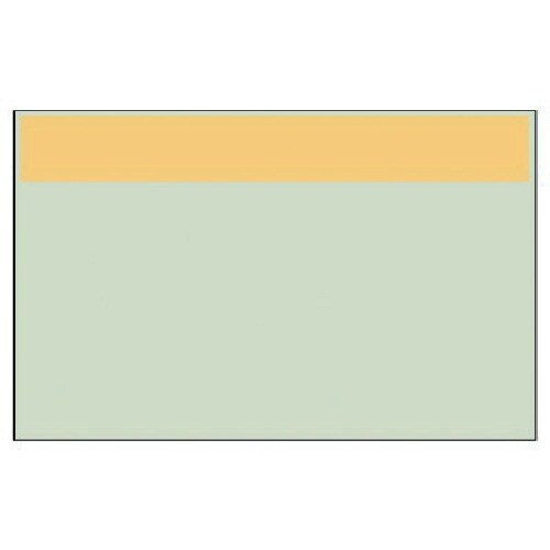 ユニット 配管識別シート うすい黄 帯のみ(小)・