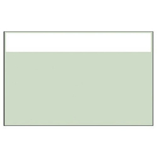 ユニット 配管識別シート帯のみ白 極小・ユニシート