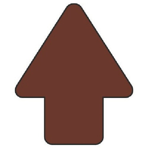 ユニット 矢印ステッカー 暗い赤・10枚組・58X