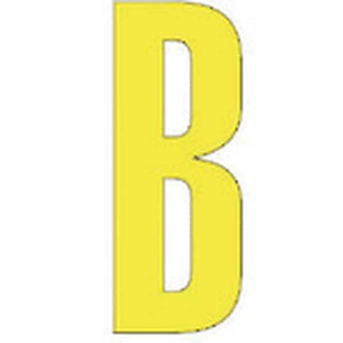 ユニット アルファベットB (黄)・合成ゴム・1文