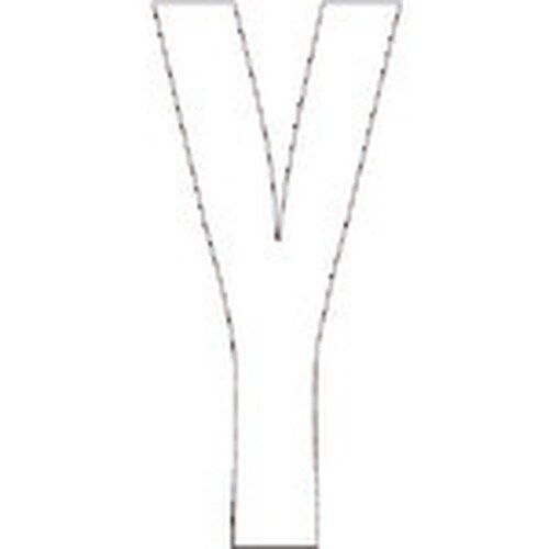 ユニット アルファベットY (白)・合成ゴム・1文