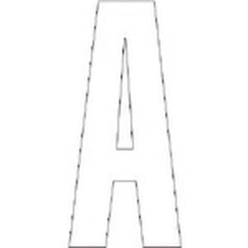 ユニット アルファベットA (白)・合成ゴム・1文