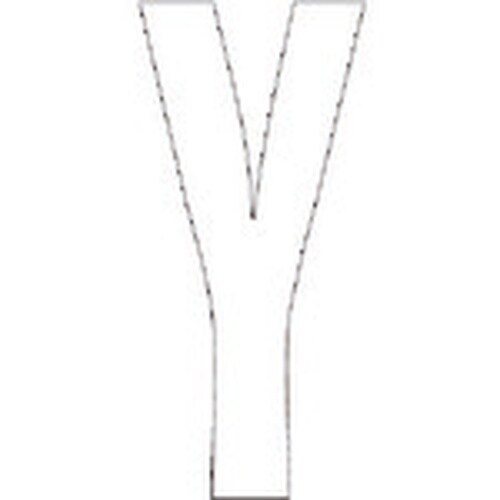 ユニット アルファベットY (白)・合成ゴム・1文