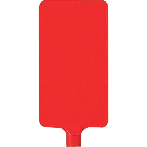 ユニット カラーサインボード縦型 赤無地 ABS樹