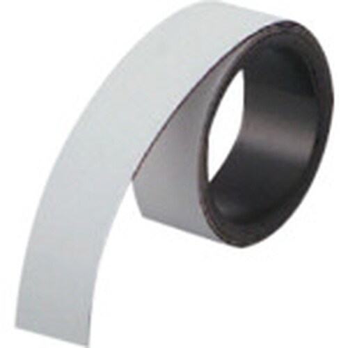 ユニット カラーストライプ 白 ゴムマグネット 2