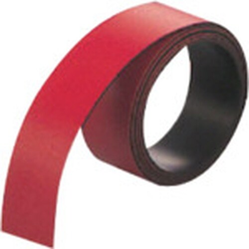 ユニット カラーストライプ 赤 ゴムマグネット 2