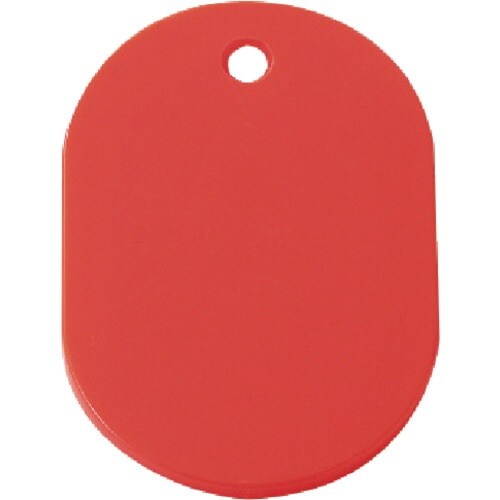 ユニット 小判札60×40 赤 50枚組