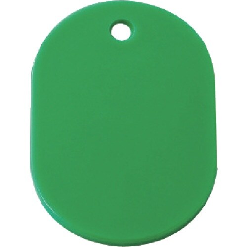 ユニット 小判札60×40 緑 50枚組