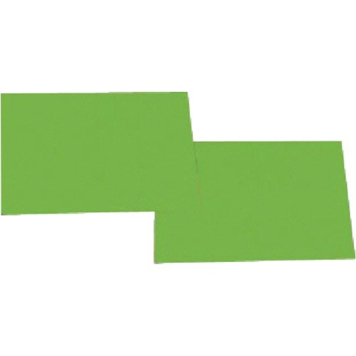 ユニット 緑無地マグネット 2枚組 250×250