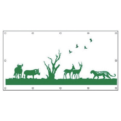 ユニット #フェンスシート シルエットサバンナ2