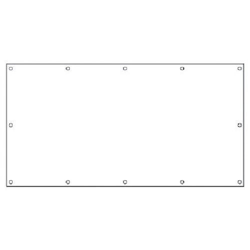 ユニット #フェンスシート 白無地 ターポリン 9