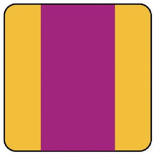 ユニット 配管識別ステッカー 放射能表示(中) 6