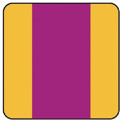 ユニット 配管識別ステッカー 放射能表示(小) 4