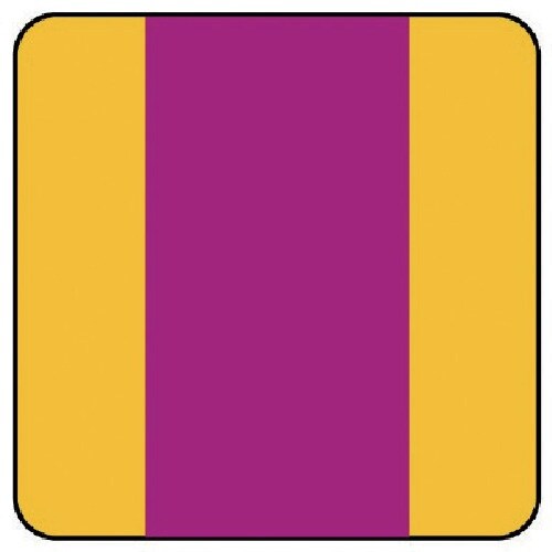 ユニット 配管識別ステッカー 放射能表示(極小)